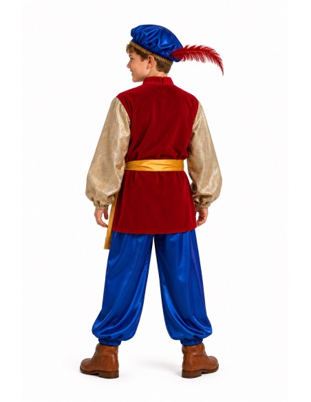Costume Paggetto Gaspar di lusso | Costumi per bambini Il Re del Carnevale